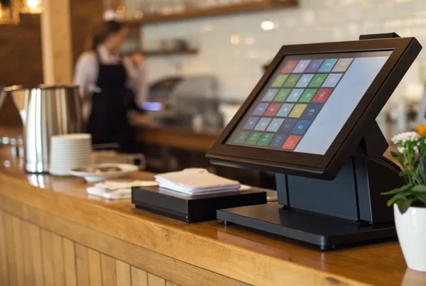The cheapest POS system for a restaurant on a checkout counter.