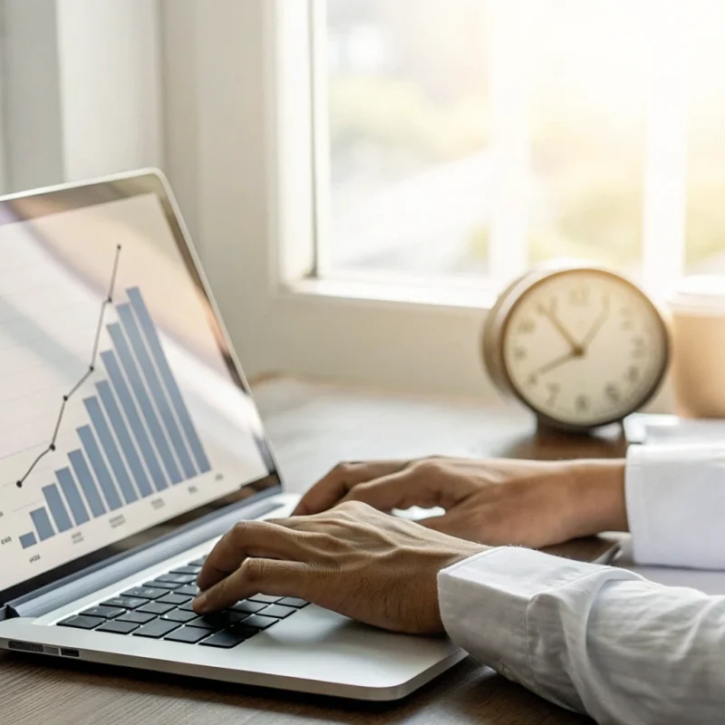 A merchant reviews improved cash flow on their next day funding account.