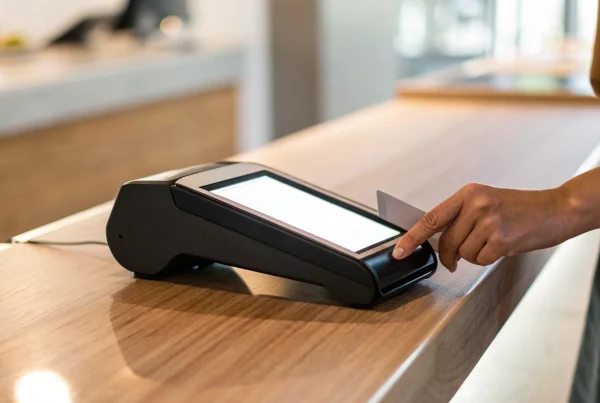 A customer makes a payment on a terminal machine, a business purchase with a variable price.