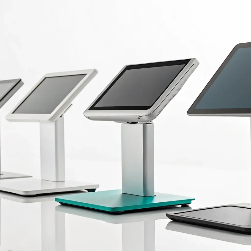 A modern POS terminal, one of the best retail systems for managing sales and inventory.
