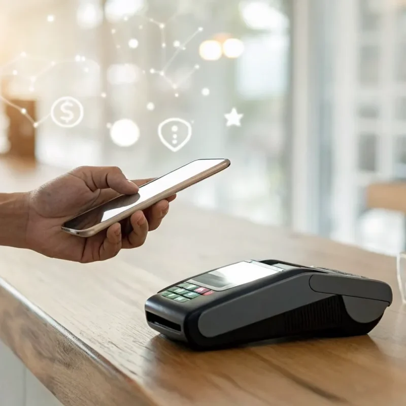 A merchant accepts a payment, defining the core meaning of a merchant account.