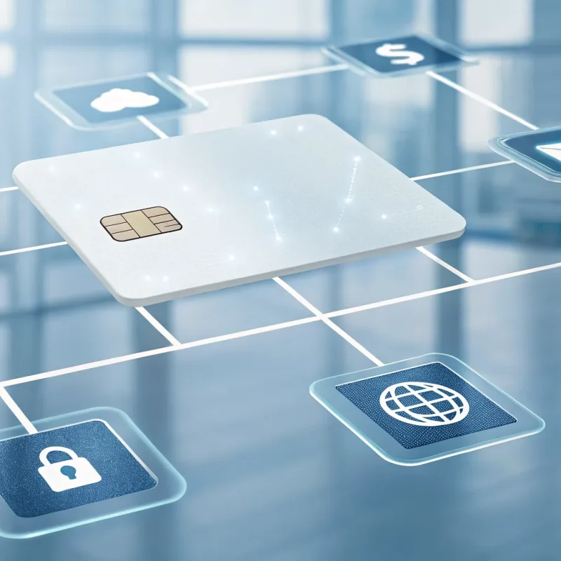 A payment gateway list with a credit card and icons for security and global transactions.